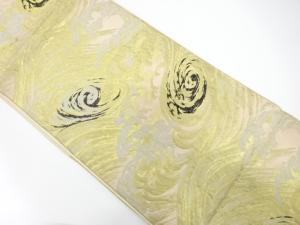 アンティーク　荒波模様織り出し袋帯（材料）